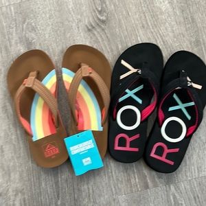 Used in good condition flip flops. Size 2/3